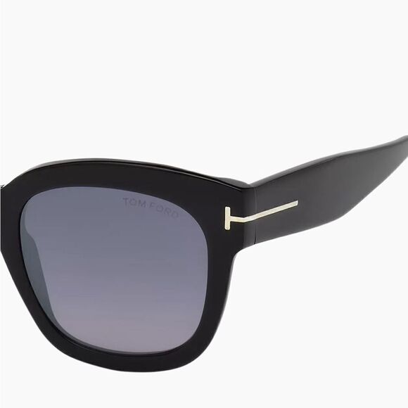Tom Ford Beatrix 52MM Polarized Lens Oversize Square Sunglasses Black - Picture 3 of 7